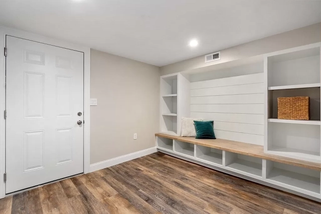 A picture of custom mudroom